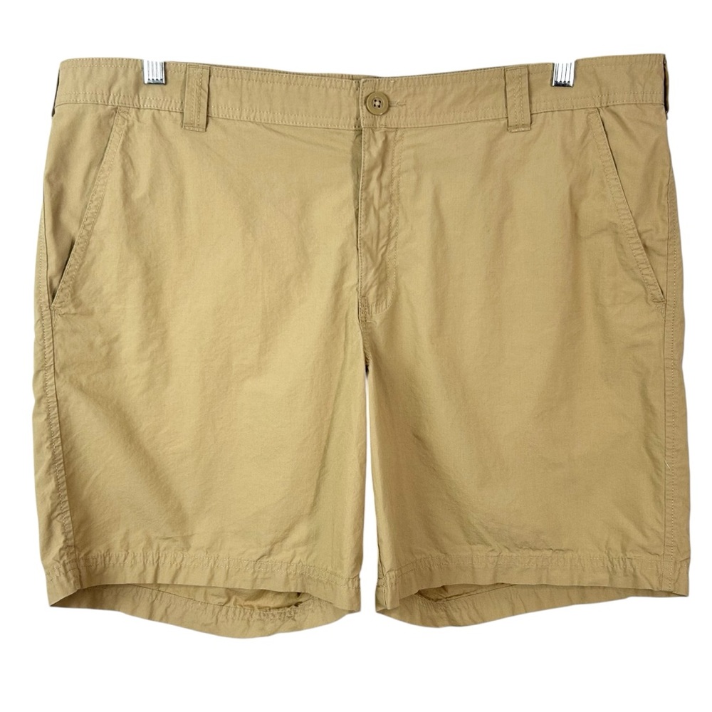 Columbia 40‎ x 8" Khaki Poplin Mens 1637421 Birch Forest Chino Shorts